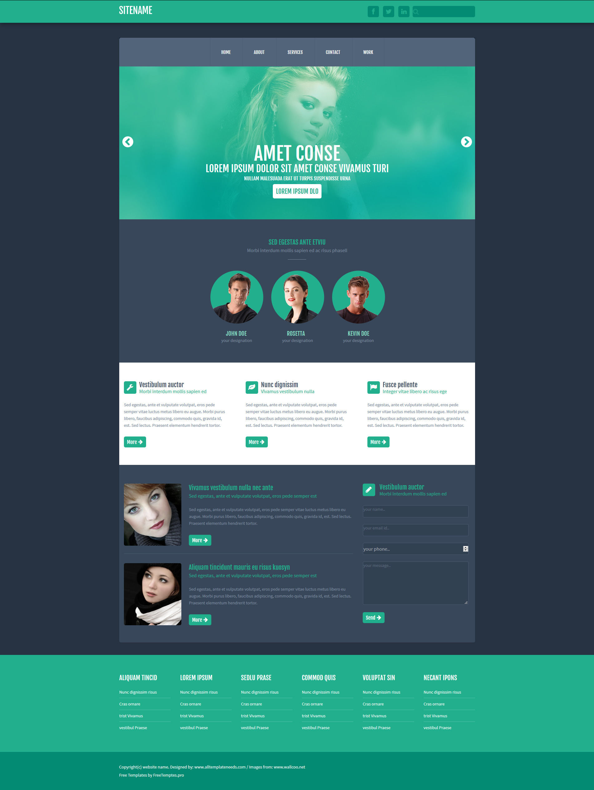 Professional Html Website Templates Free Download